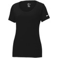 Nike Ladies Dri-FIT Cotton/Poly Scoop Neck Tee