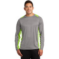 Sport-Tek Long Sleeve Heather Colorblock Contender Tee