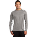 Sport-Tek Long Sleeve Heather Colorblock Contender Tee