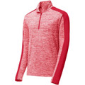 Sport-Tek PosiCharge Electric Heather Colorblock 1/4-Zip Pullover