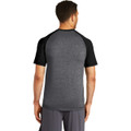 Sport-Tek  PosiCharge  Tri-Blend Wicking Raglan Tee