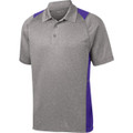 Sport-Tek Heather Colorblock Contender Polo
