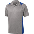 Sport-Tek Heather Colorblock Contender Polo