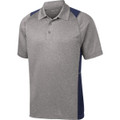 Sport-Tek Heather Colorblock Contender Polo