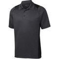 Sport-Tek Heather Colorblock Contender Polo