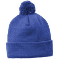 Sport-Tek Solid Pom Pom Beanie