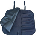 7 Pocket Black Knife Wrap Bag