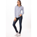 Modern Gingham Women's Long Sleeve Dress Shirt