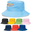Kids Twill Bucket Hat w/Toggle