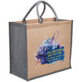 Eco Jute Tote with wide gusset