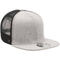 Heathered Flat Peak Trucker