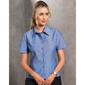 Ladies w/f S/S chambray shirt