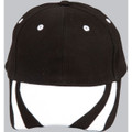 contrast peak structured cap.