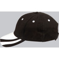 contrast peak structured cap.