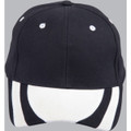contrast peak structured cap.