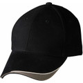 The edge, two tone heavy brushed  sandwich peak