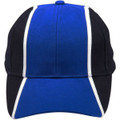 H/B/C tri-color baseball cap