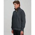 1/2 zip collar fleecy sweat