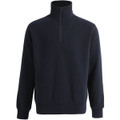 1/2 zip collar fleecy sweat