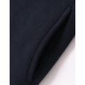 1/2 zip collar fleecy sweat