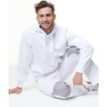 Adult's Close Front  Contrast Fleecy Hoodie