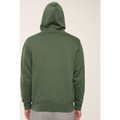 Adult's Close Front  Contrast Fleecy Hoodie