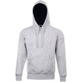 Adult's Close Front  Contrast Fleecy Hoodie