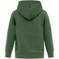 Kids' Close Front  Contrast Fleecy Hoodie