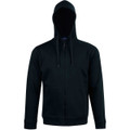 Men's Full Zip Contrast Fleece Hoodie