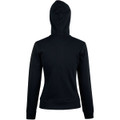 Ladies' Full Zip Contrast Fleece Hoodie
