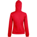 Ladies' Full Zip Contrast Fleece Hoodie