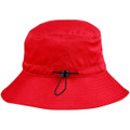 Bucket hat with toggle