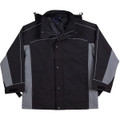 3 in 1 Jacket, silver relective piping