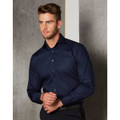 Men's Dobby Striped Taped L/S Shirt