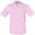 Men's Dobby Striped Taped S/S Shirt