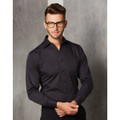 Men's Dobby Stripe Long Sleeve Shirt