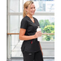 Ladies' Solid Colour S/S Scrub Top