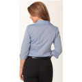 Women's Fine Chambray 3/4 Sleeve Shirt