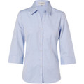 Women's CVC Oxford 3/4 Sleeve Shirt