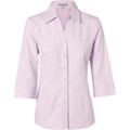 Women's CVC Oxford 3/4 Sleeve Shirt