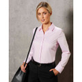 Ladies' Dobby Striped Taped L/S Shirt