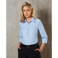 Women's Pin Stripe 3/4 Sleeve Shirt