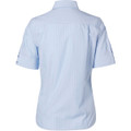 Women's Pin Stripe Short Sleeve Shirt