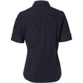 Women's Pin Stripe Short Sleeve Shirt