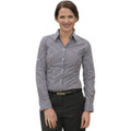 Women's Gingham Check Roll-up L/S Shirt