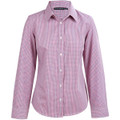 Ladies' Two Tone Mini Check L/S Shirt