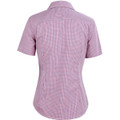 Ladies' Two Tone Mini Check S/S Shirt