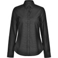 Ladies' Pin Dot Stretch L/S Shirt