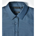 Ladies' Pin Dot Stretch 3/4 Sleeve Shirt