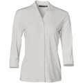 Ladies' Mid Sleeve Shawline Knit Top